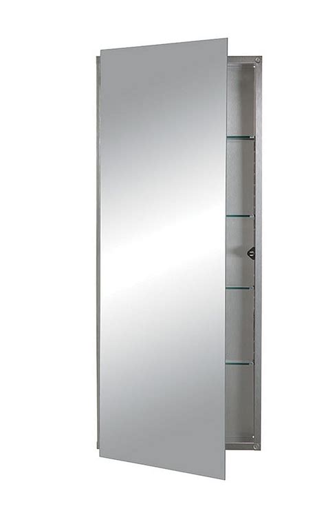 stainless steel bathroom medicine cabinet|recessed medicine cabinets at lowe's.